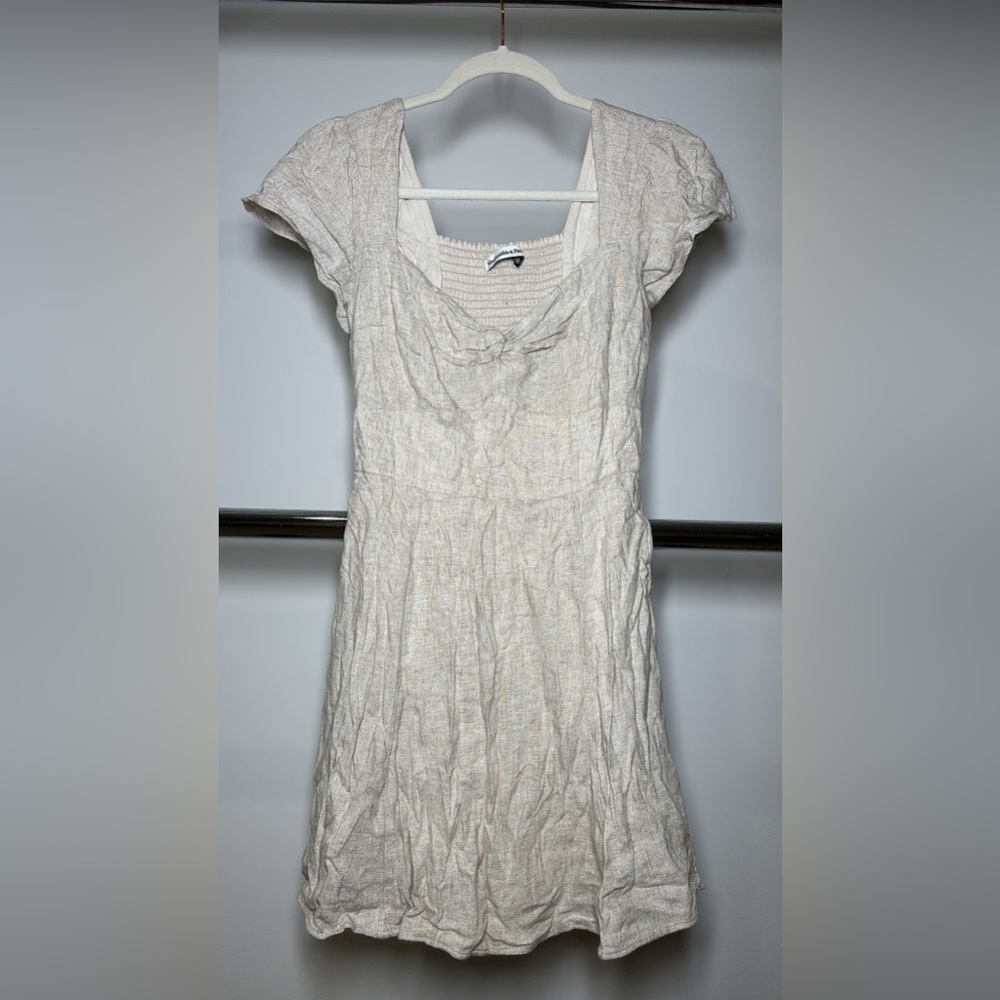 arbercrombie & fitch white dress